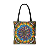 Emerald Arrows Mandala - Tote Bag