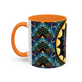 Obsidian Grandmothers Mandala - Colorful Accent Mugs