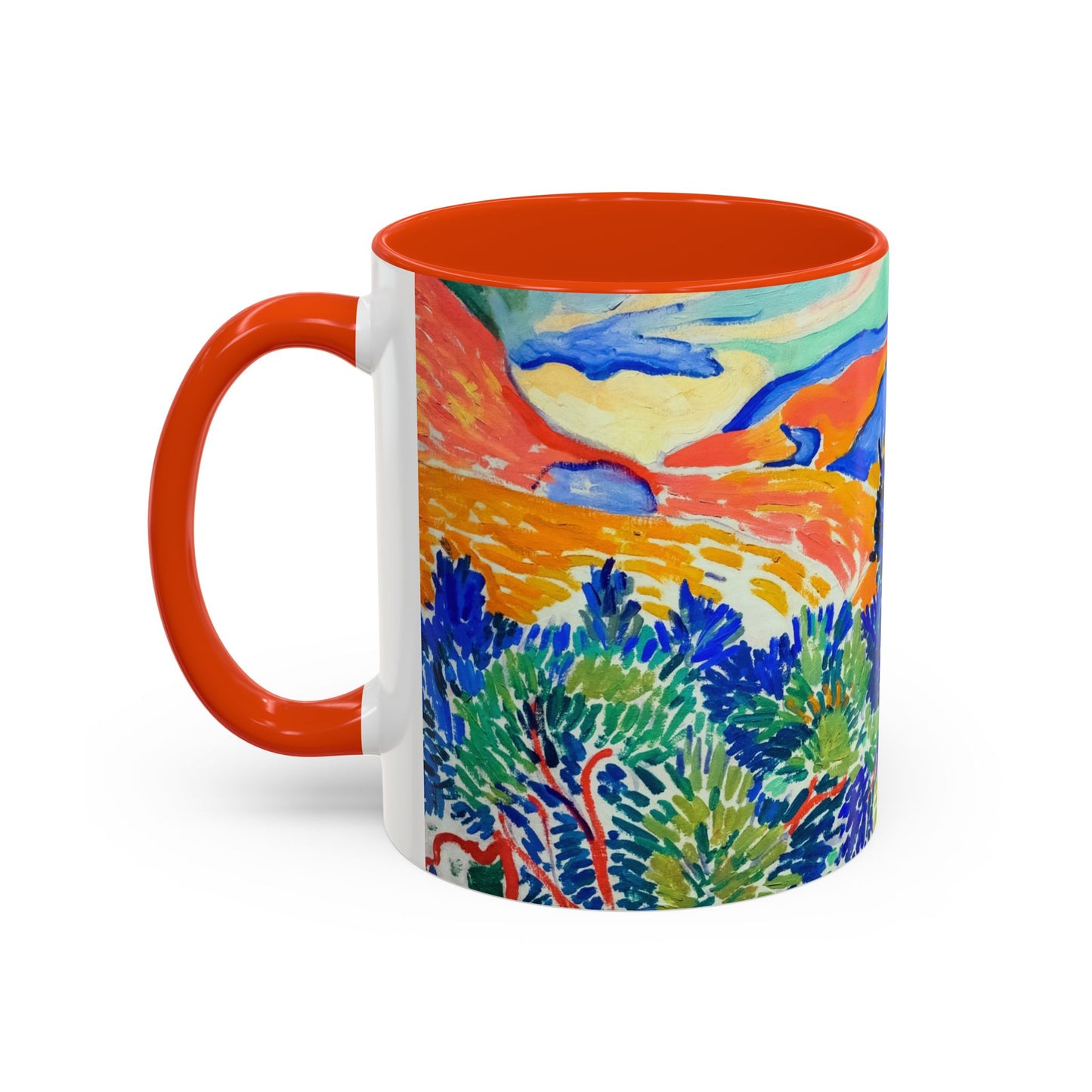 Derain, André - Mountains at Collioure (1905) - Colorful Accent Mugs