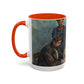 Cézanne, Paul - The Card Players (1892) - Colorful Accent Mugs