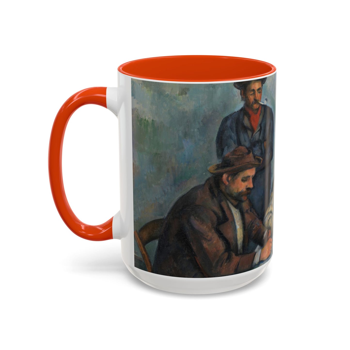 Cézanne, Paul - The Card Players (1892) - Colorful Accent Mugs