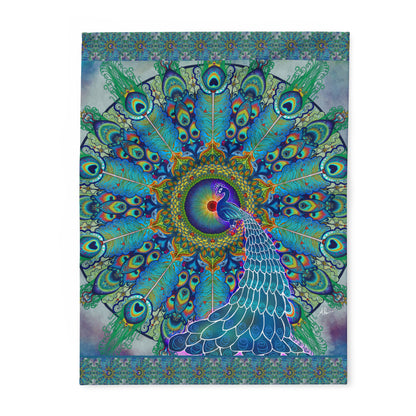 Pacio, Adam - Melek Taus Mandala - Arctic Fleece Blanket