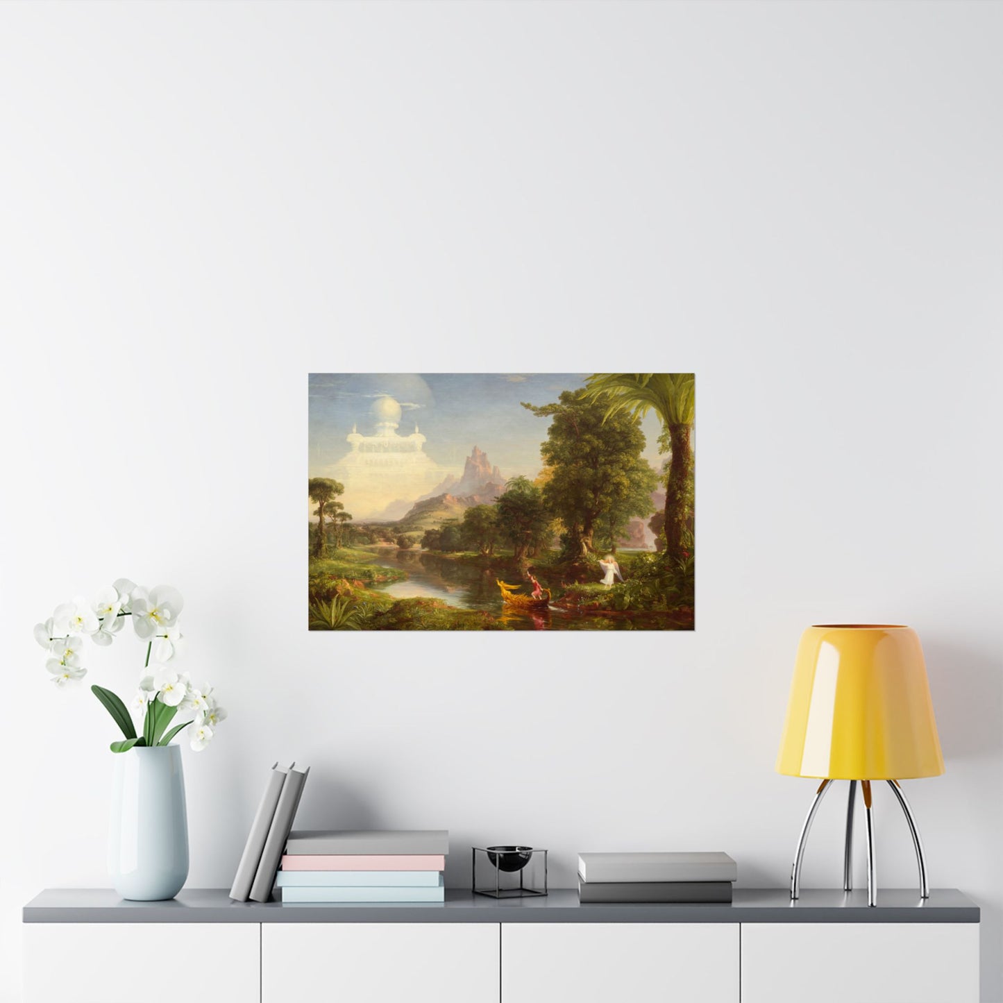 Cole. Thomas - The Voyage of Life: Youth (1842) - Satin Posters