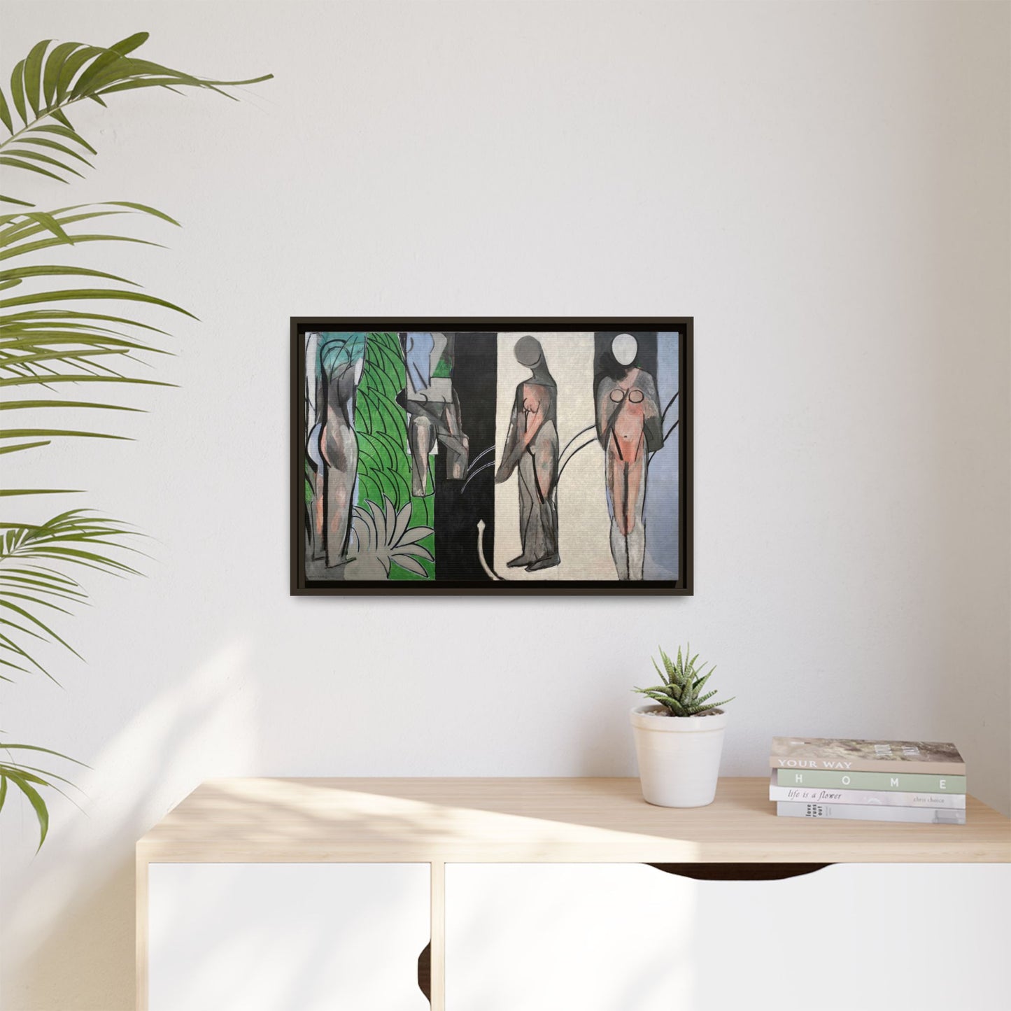 Matisse, Henri - Bathers by a River (1917) - Matte Canvas, Framed
