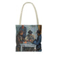 Cézanne, Paul - The Card Players (1892) - Tote Bag