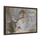 Morisot, Berthe - Woman at Her Toilette (1880) - Matte Canvas, Framed