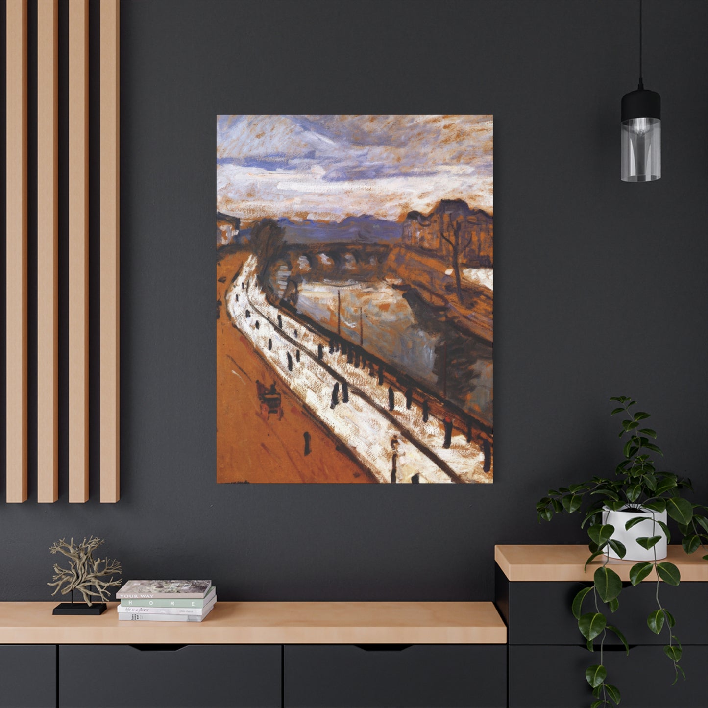 Marquet, Albert - Quai des Grands-Augustins (1905) - Canvas Block, unframed
