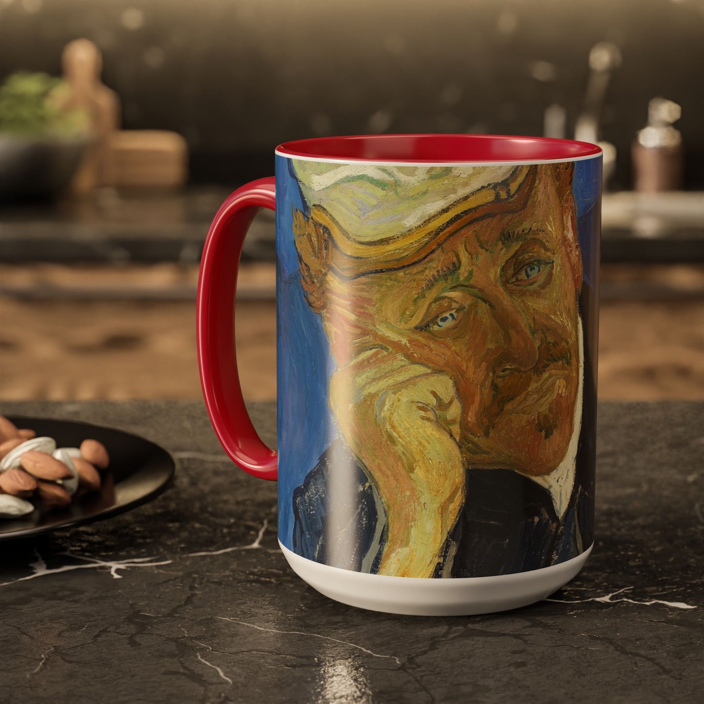 Van Gogh, Vincent - Portrait of Dr. Paul Gachet (1890) - Colorful Accent Mugs