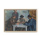 Cézanne, Paul - The Card Players (1892) - Matte Canvas, Framed