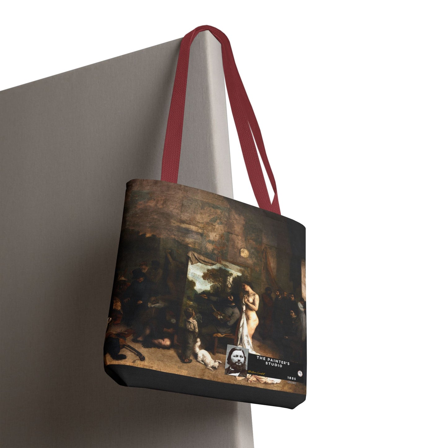 Courbet, Gustave - The Painter’s Studio (1855) - Tote Bag