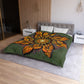 Pacio, Adam - Monarch Butterfly Mandala - Microfiber Duvet Cover