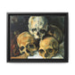 Cézanne, Paul - Pyramid of Skulls (1901) - Matte Canvas, Framed