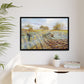 Pissarro, Camille - Hoarfrost (1873) - Matte Canvas, Framed