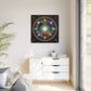 Mystic Jewel Mandala - Framed Matte Canvas