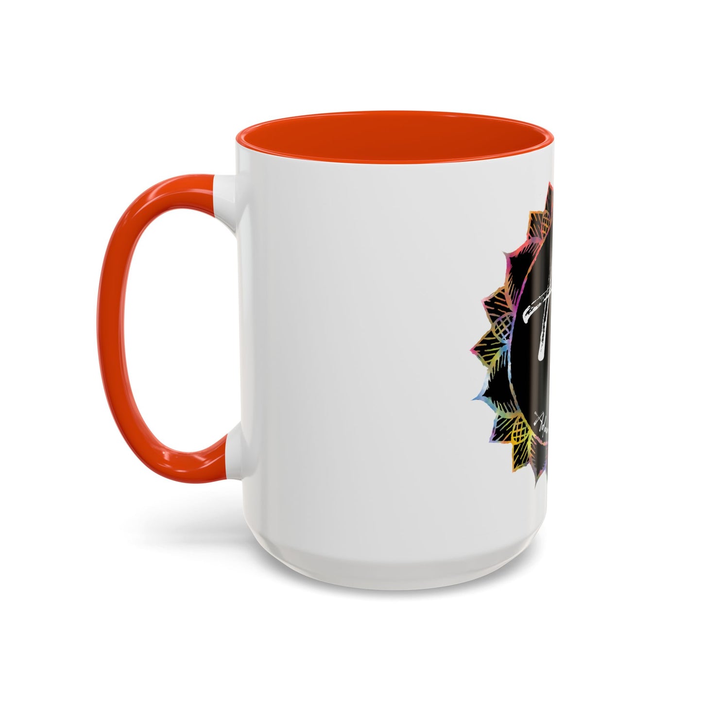 AdamPacio.com - Black Logo - Colorful Accent Mugs