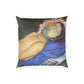Filiger, Charles - The Recumbent Christ (1895) - Poly Velvet Pillow