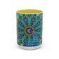Pacio, Adam - Melek Taus Mandala - Colorful Accent Mugs