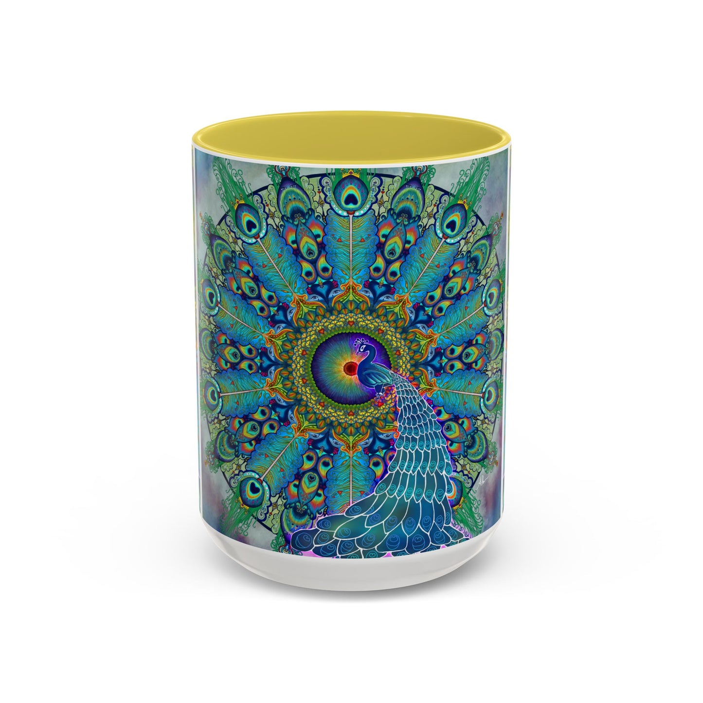 Pacio, Adam - Melek Taus Mandala - Colorful Accent Mugs