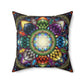 Pacio, Adam - Mystic Jewel Mandala - Suede Square Pillow