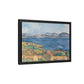 Cézanne, Paul - The Bay of Marseille, Seen from L'Estaque (1885) - Matte Canvas, Framed