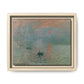 Monet, Claude - Impression, Sunrise (1872) - Matte Canvas, Framed