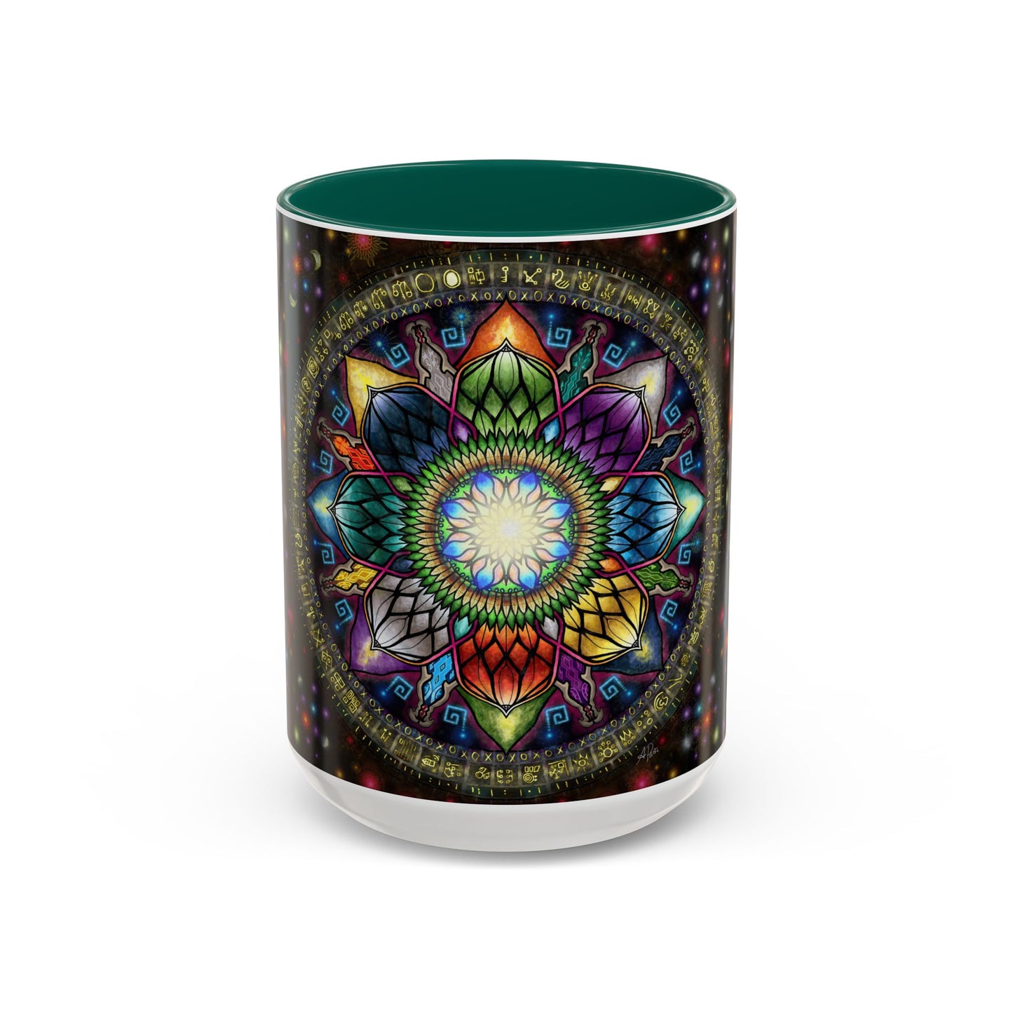 Pacio, Adam - Mystic Jewel Mandala - Colorful Accent Mugs
