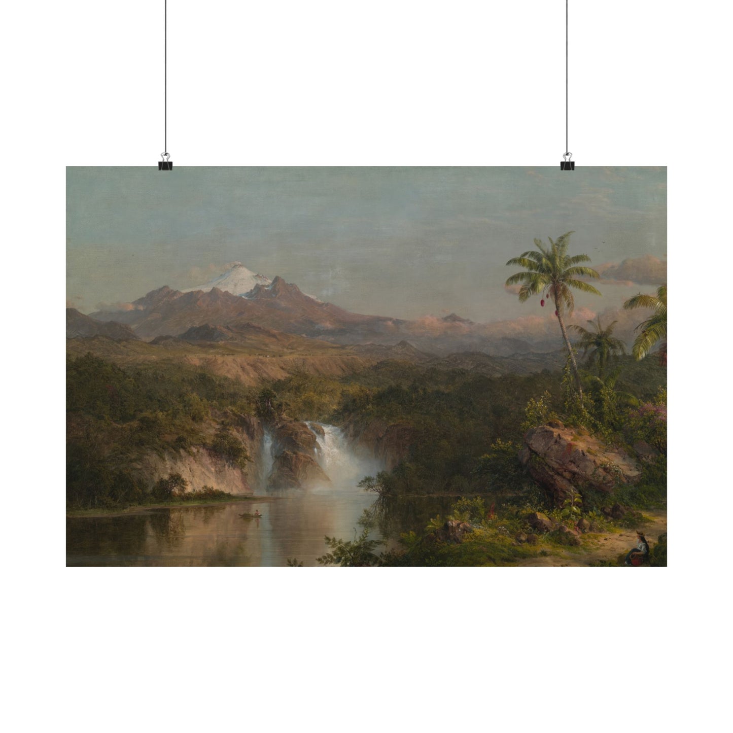 Church, Frederic Edwin - Cotopaxi  (1855) - Satin Posters