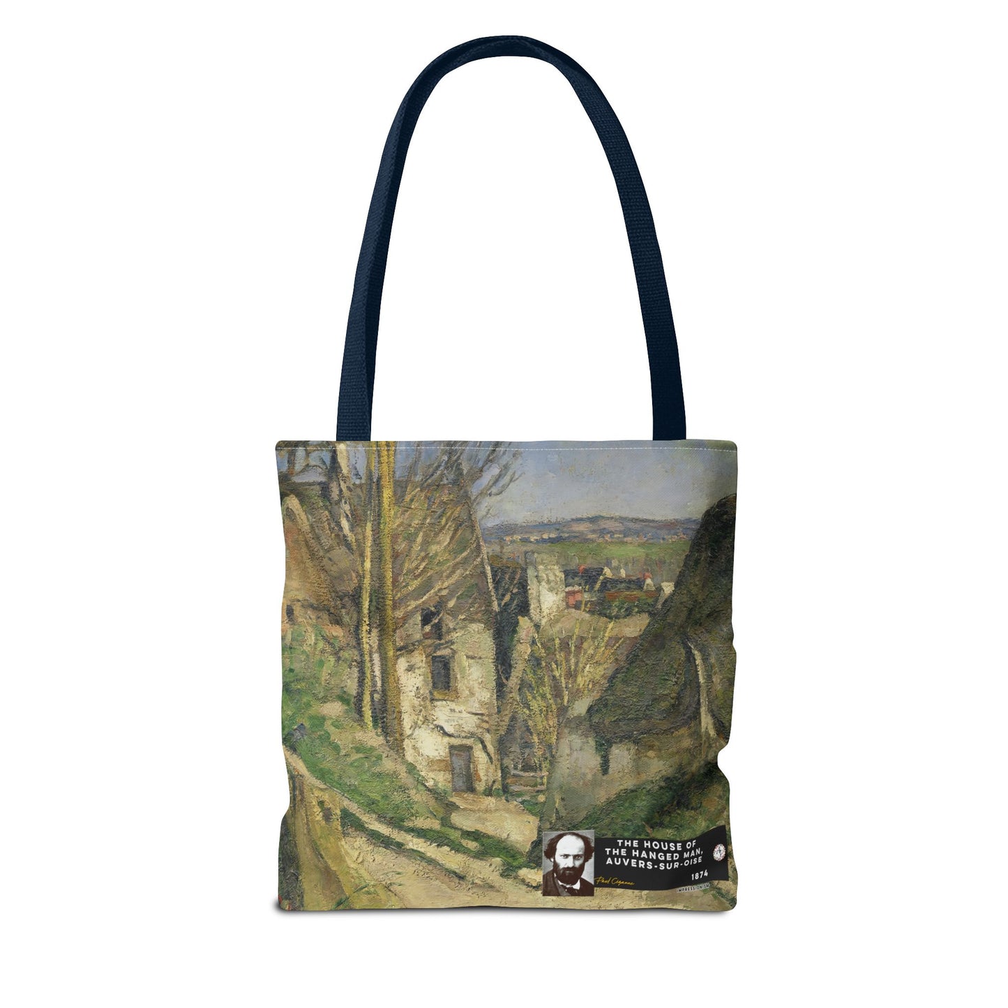 Cézanne, Paul - The House of the Hanged Man, Auvers-sur-Oise (1874) - Tote Bag