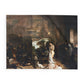 Courbet, Gustave - The Painter’s Studio (1855) - Arctic Fleece Blanket