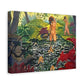 Ranson, Paul - The Lotus Bather (1906) - Canvas Block, unframed