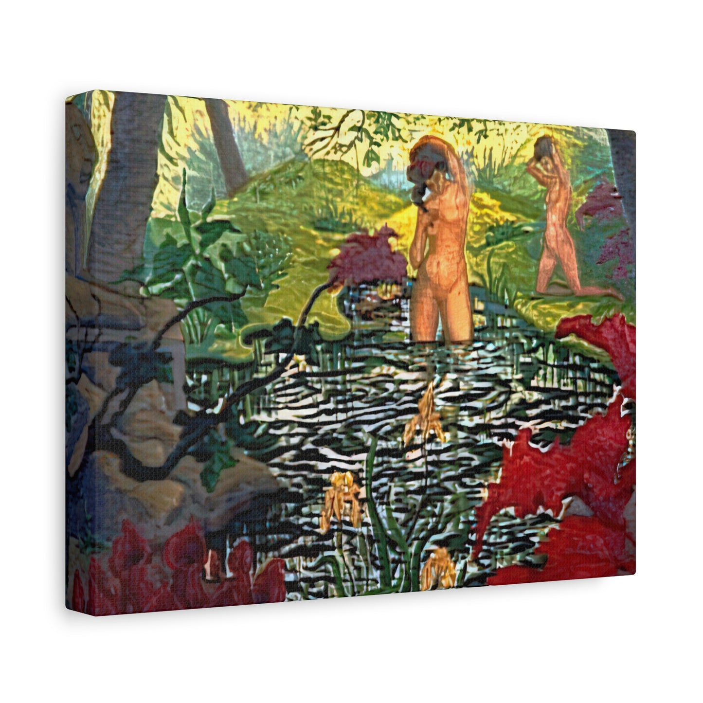 Ranson, Paul - The Lotus Bather (1906) - Canvas Block, unframed
