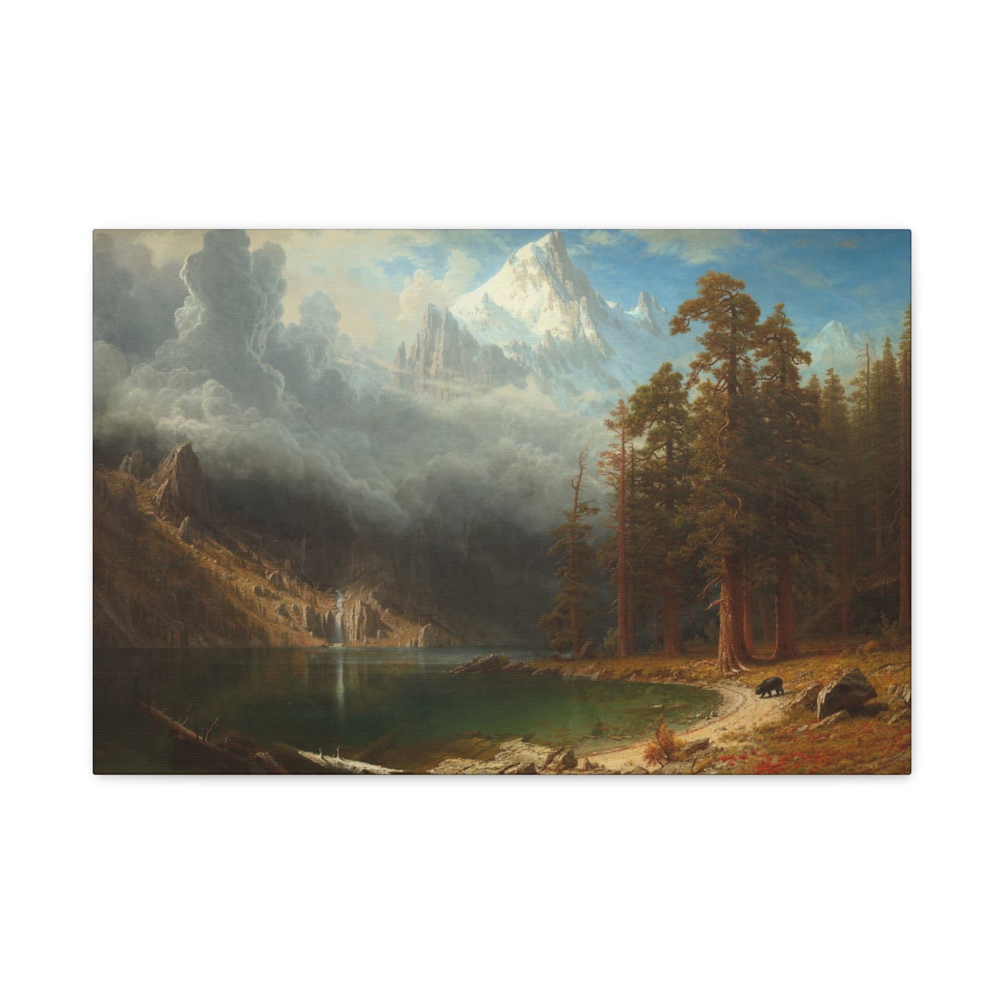 Bierstadt, Albert - Mount Corcoran (1877)- Canvas Block, unframed