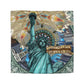 Pacio, Adam - Liberty Mandala - Microfiber Duvet Cover
