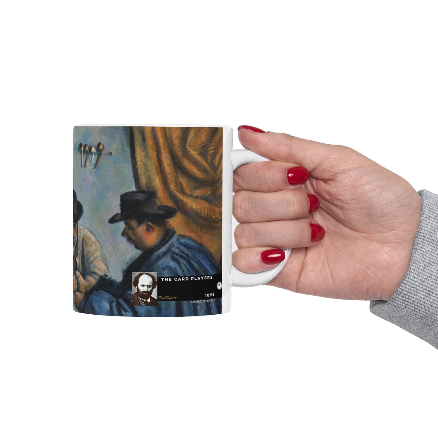 Cézanne, Paul - The Card Players (1892) - Ceramic Mug
