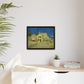 Van Gogh, Vincent - The Yellow House (1888) - Matte Canvas, Framed