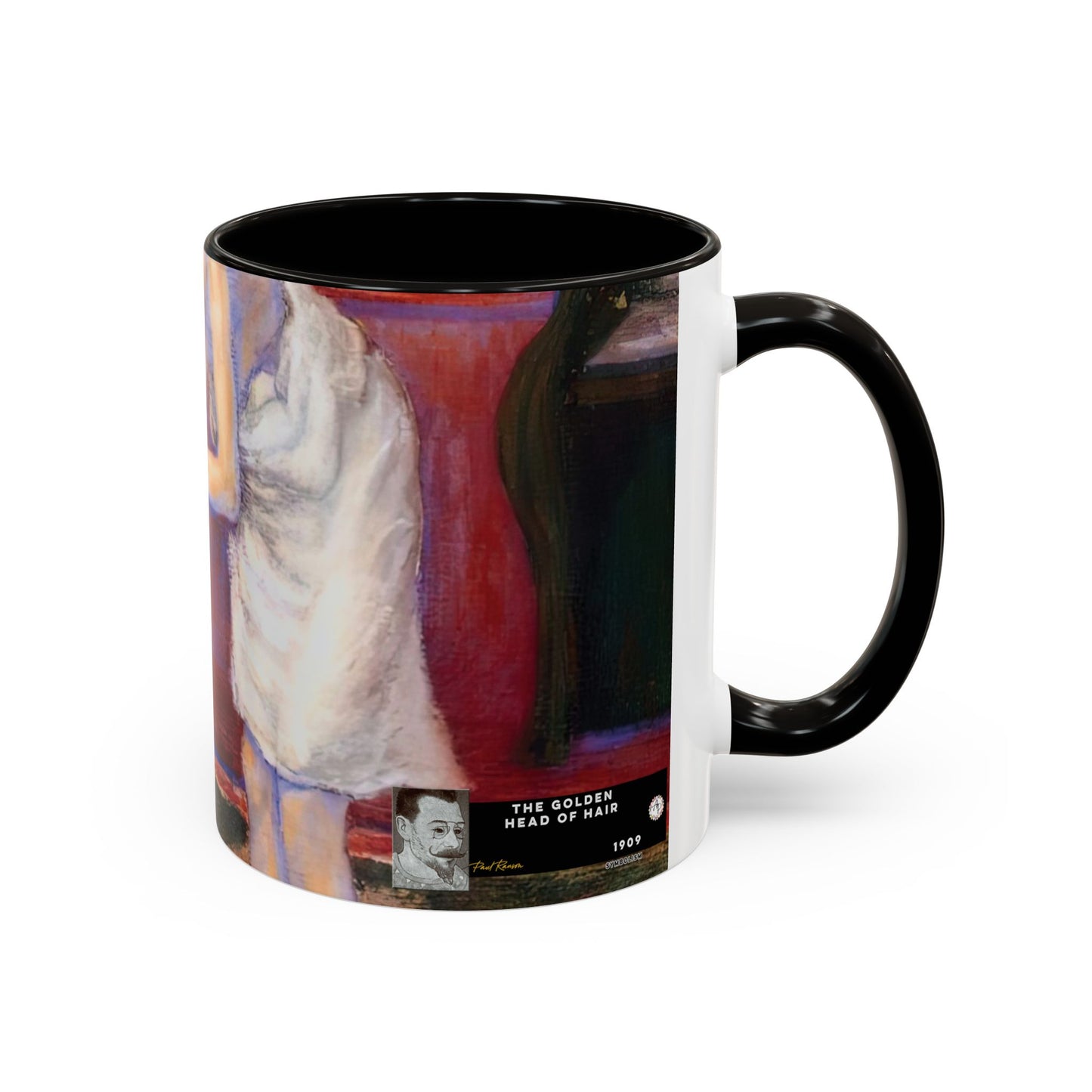 Ranson, Paul - The Golden Head of Hair (1909) - Colorful Accent Mugs