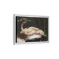 Courbet, Gustave - Woman with a Parrot (1866) - Matte Canvas, Framed