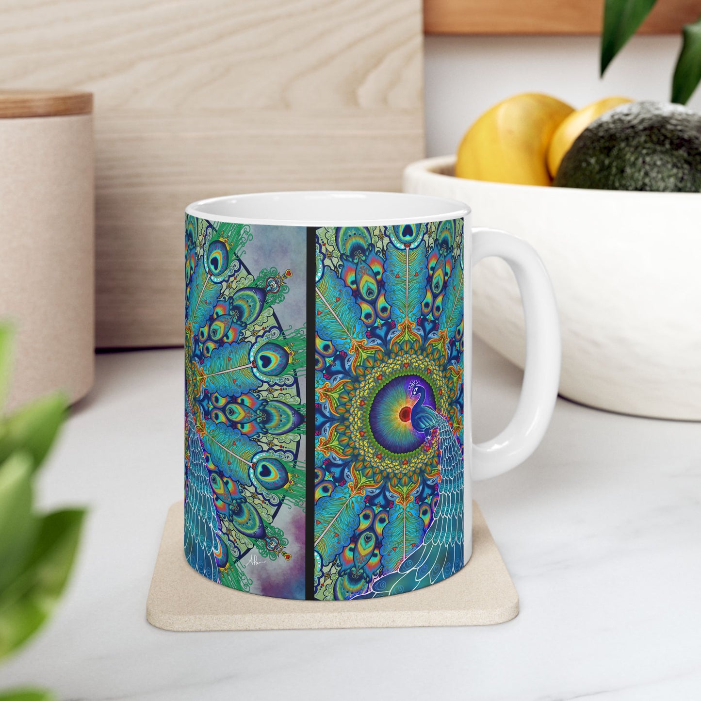 Pacio, Adam - Melek Taus Mandala - Ceramic Mug