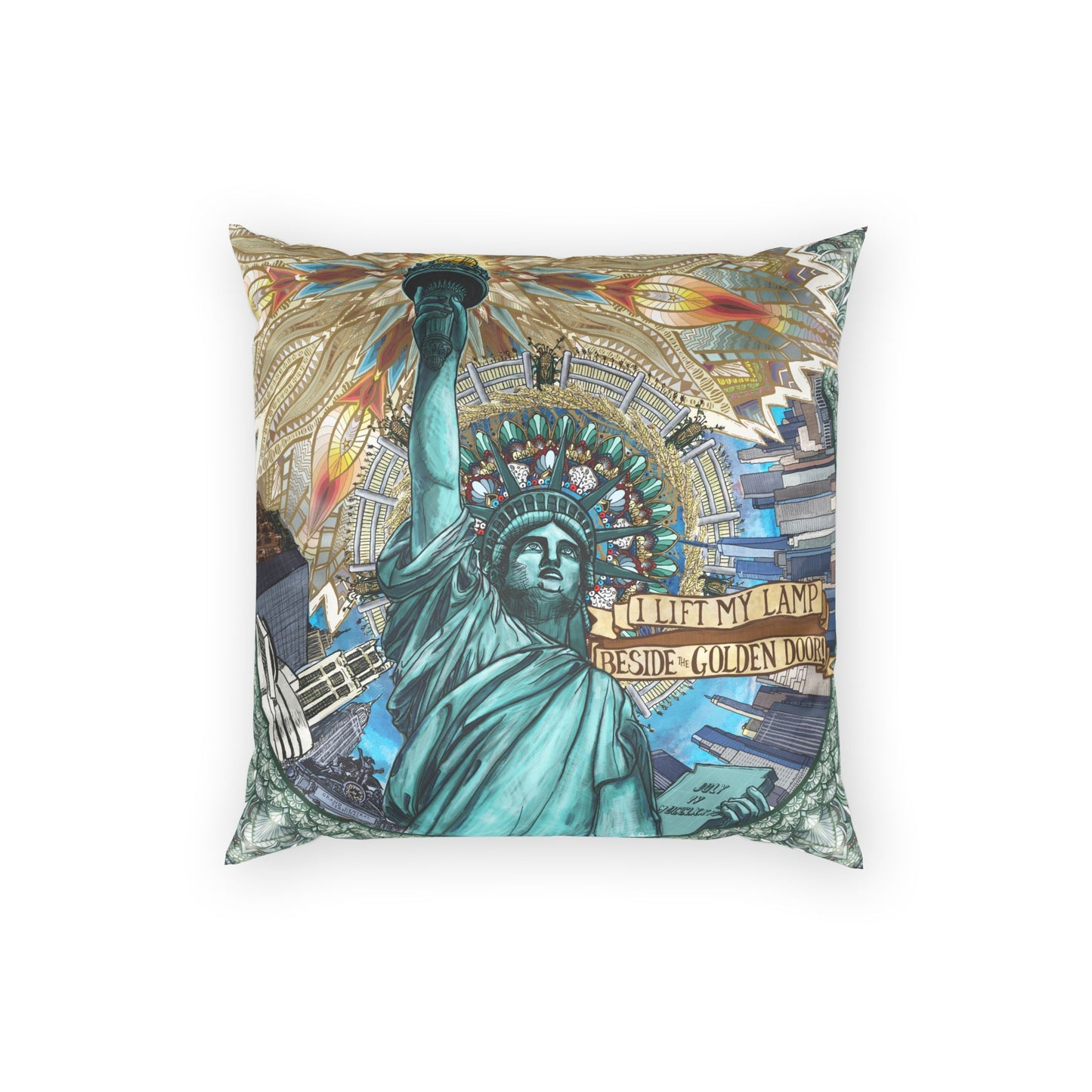 Pacio, Adam - Liberty Mandala - Poly Velvet Pillow