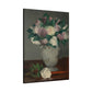 Manet, Édouard - Peonies (1864) - Canvas Block, unframed
