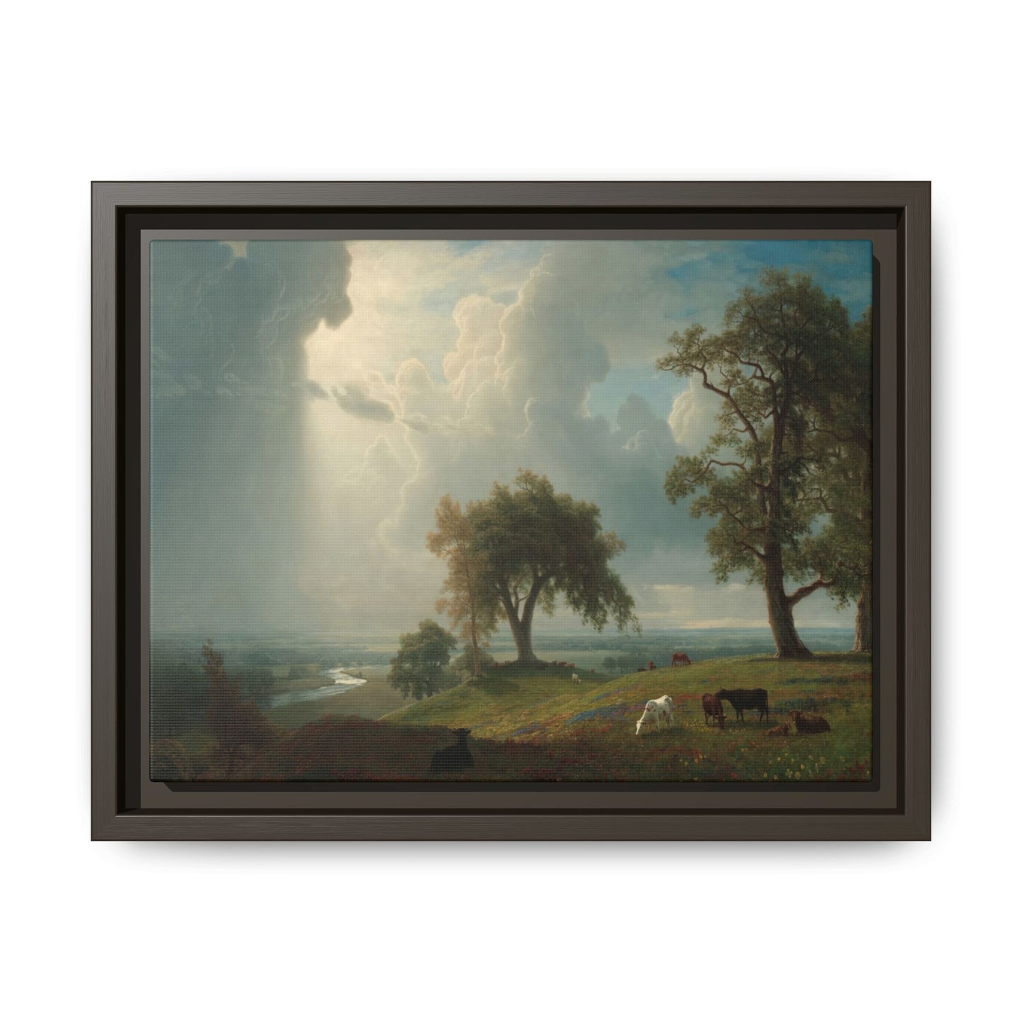 Bierstadt, Albert - California Spring (1875) - Matte Canvas, Framed