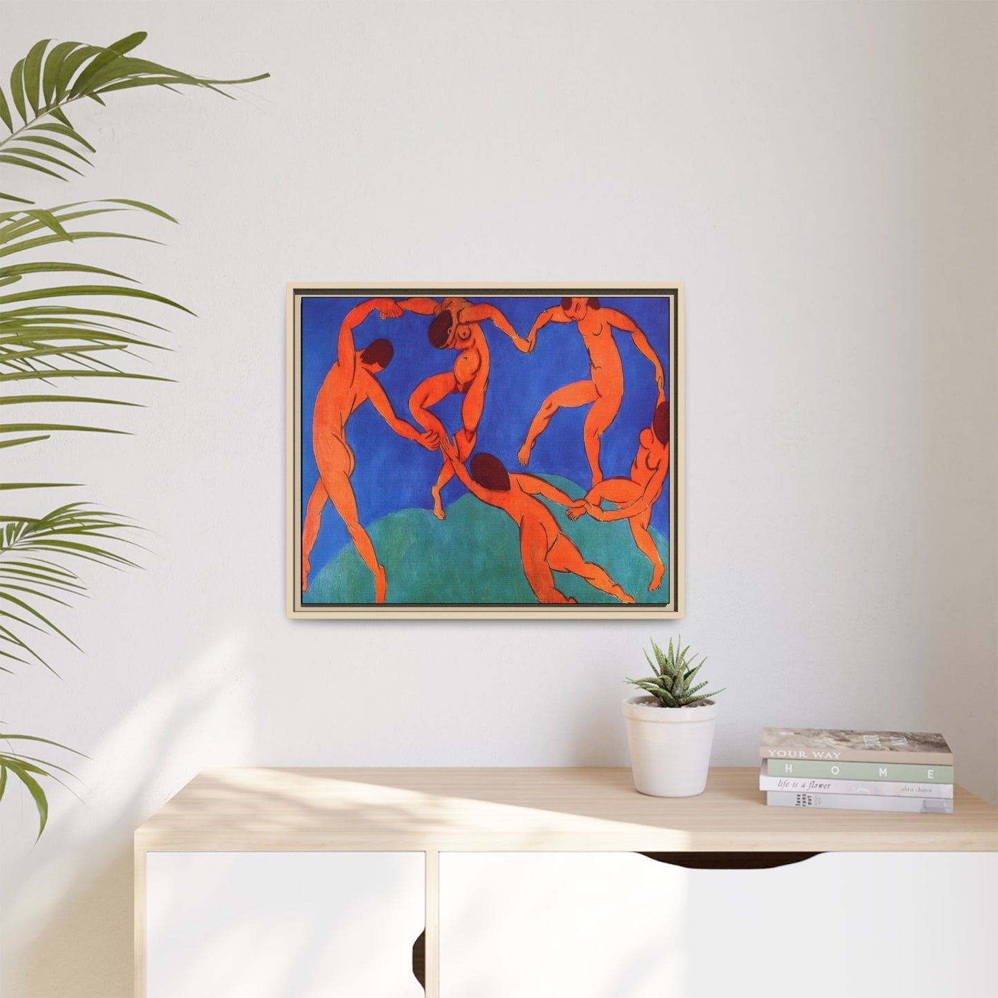 Matisse, Henri - Dance (II) (1910) - Matte Canvas, Framed