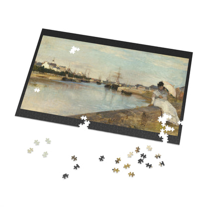 Morisot's "The Harbor at Lorient" - 1000pc Jigsaw Puzzle
