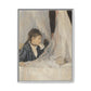 Morisot, Berthe - The Cradle (1872) - Matte Canvas, Framed