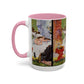 Cézanne, Paul - A Modern Olympia (1874) - Colorful Accent Mugs