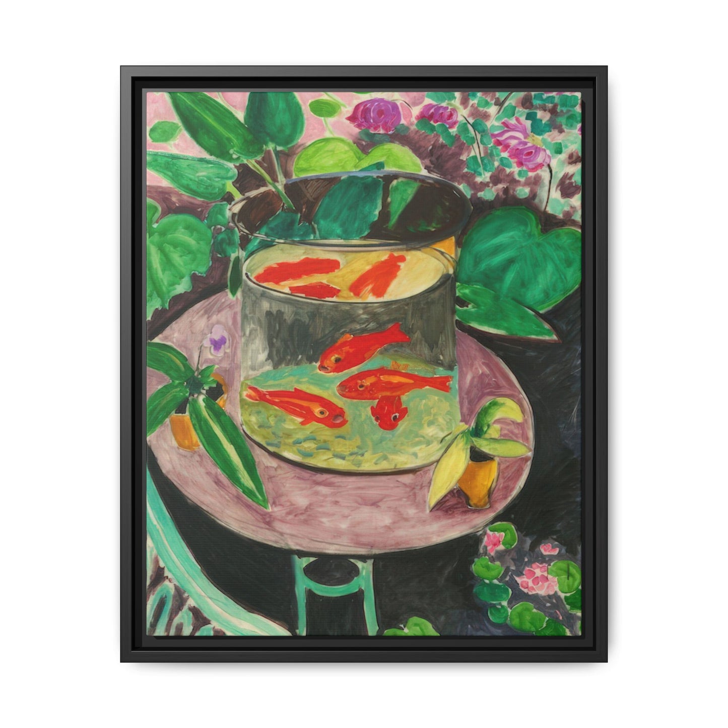 Matisse, Henri - The Goldfish (1912) - Matte Canvas, Framed