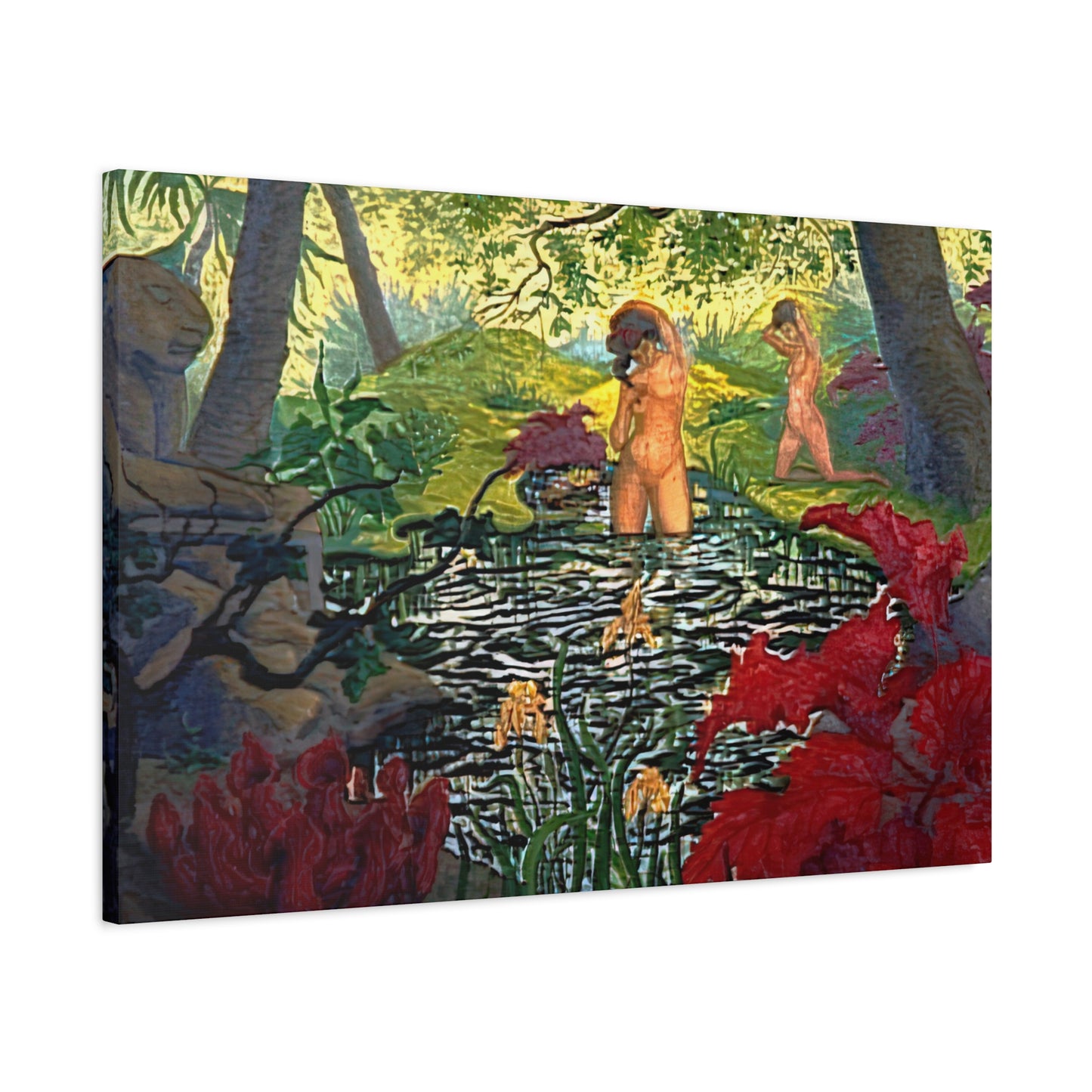 Ranson, Paul - The Lotus Bather (1906) - Canvas Block, unframed