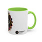 AdamPacio.com - Black Logo - Colorful Accent Mugs