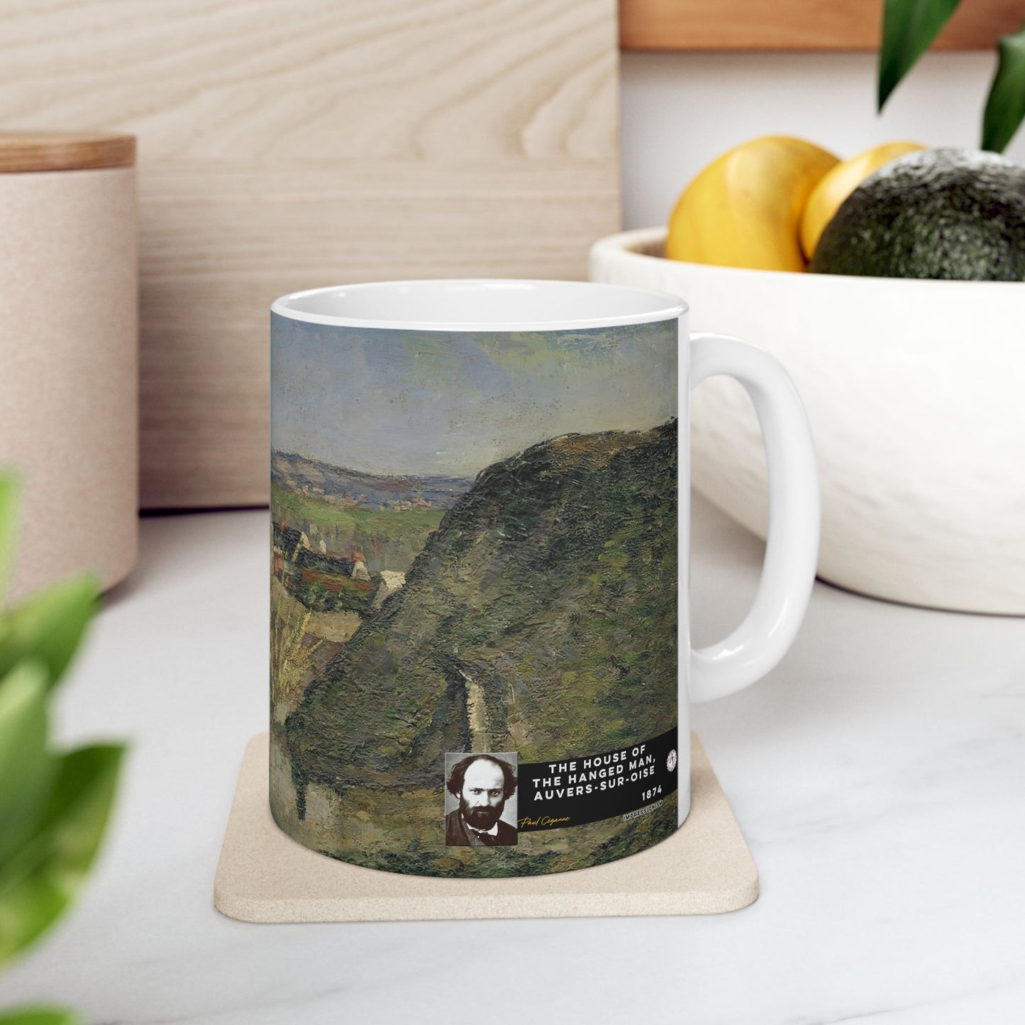 Cézanne, Paul - The House of the Hanged Man, Auvers-sur-Oise (1874) - Ceramic Mug