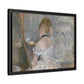 Morisot, Berthe - Woman at Her Toilette (1880) - Matte Canvas, Framed